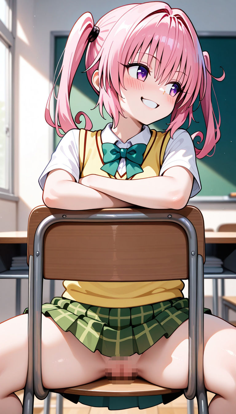 前の席のあの娘がすごいノーパンアピールしてくるモ〇＆ナ〇編 サンプル5ページ目