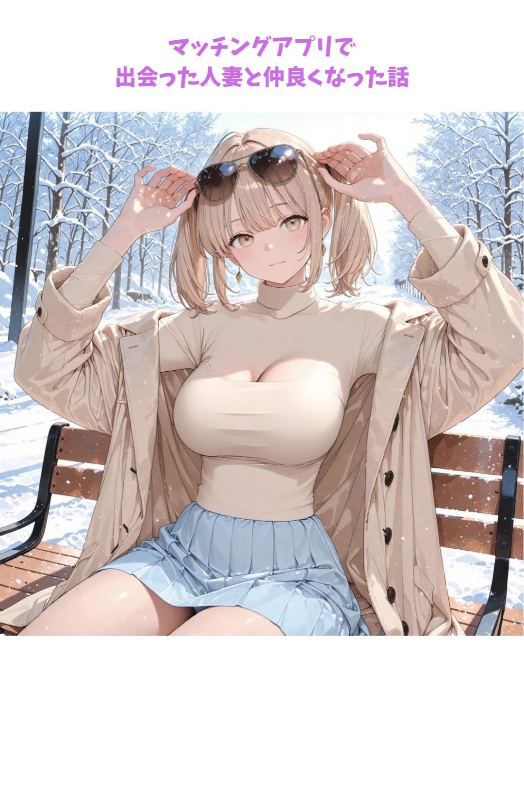 マッチングアプリで出会った人妻と仲良くなった話 サンプル1ページ目