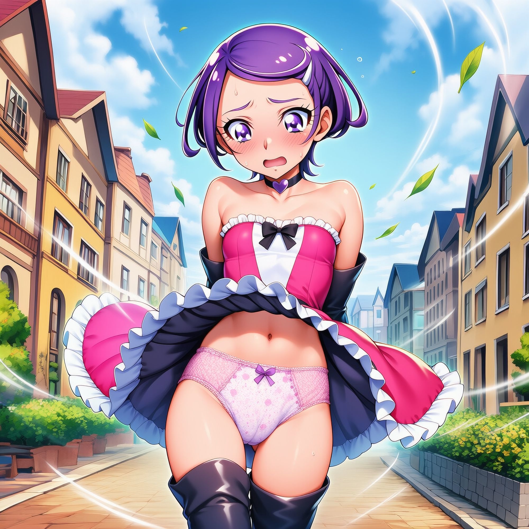 ラッキースケベ  ドキ？？！プ？？キュア サンプル4ページ目
