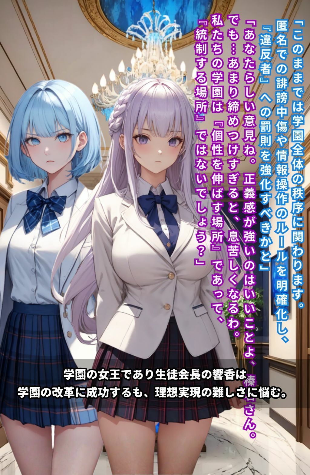 ハイグレ学園2  〜ハイグレインフルエンサーに変えられた少女たち〜 サンプル3ページ目