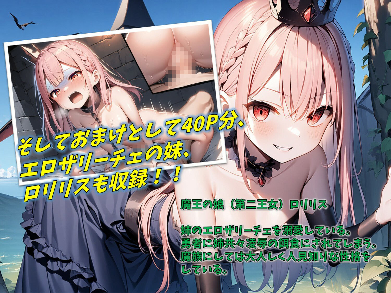魔王城の調教姫〜勇者の肉棒で魔王の娘を完全調教！いざ専用肉便器奴●へ〜 サンプル9ページ目