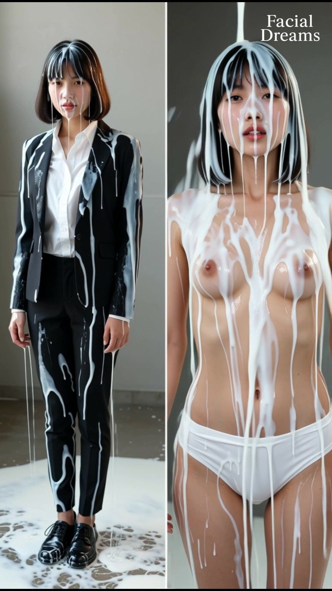Fluid Dreamsパンツスーツとその内面に宿る美学 サンプル6ページ目