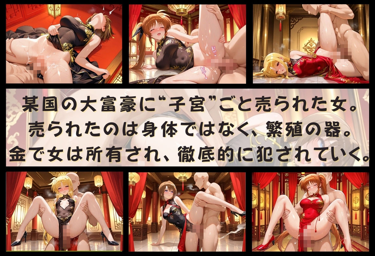 子宮を買われた女 〜性奉仕に人生を尽くす〜  チャイナ娘ver  魔法〇〇リリカルなのは編 サンプル2ページ目