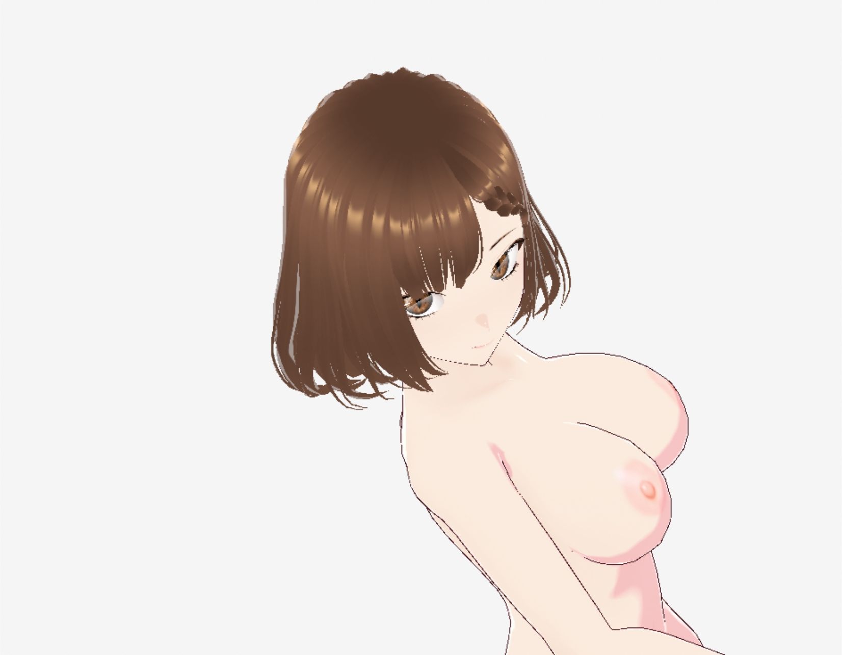 少しファンタジーっぽい衣装の巨乳のお姉さん（セリフなし  3DCGモデル  イラスト集） サンプル6ページ目