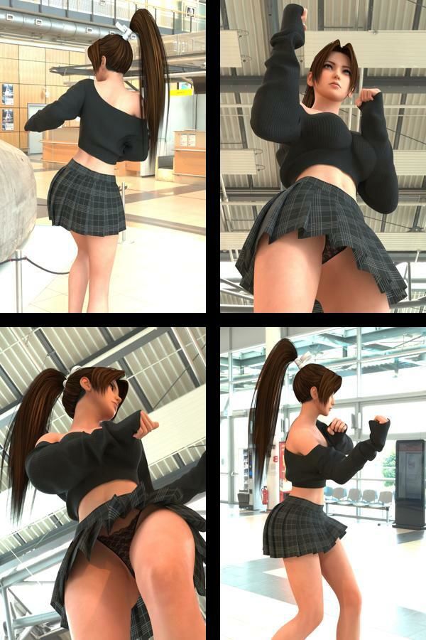 【TD100】元祖セクシー女性格闘家『不知火舞（しらぬいまい）』の写真集SexyNinja-58 サンプル1ページ目