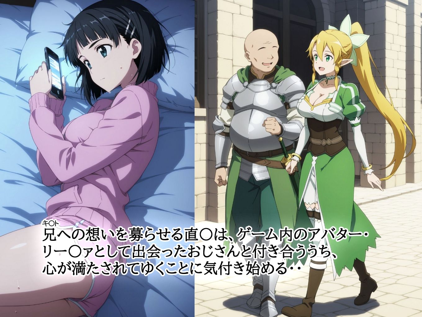 この後、ゲームで出会ったおじさんと濃厚なセックスをしました。2 サンプル1ページ目