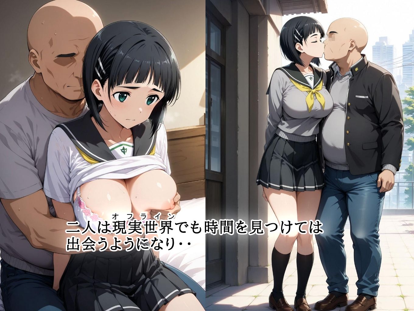 この後、ゲームで出会ったおじさんと濃厚なセックスをしました。2 サンプル3ページ目