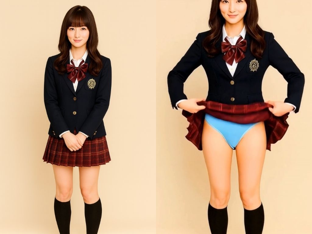 100人の制服モデルがパンティを見せてくれる動画集 サンプル7ページ目