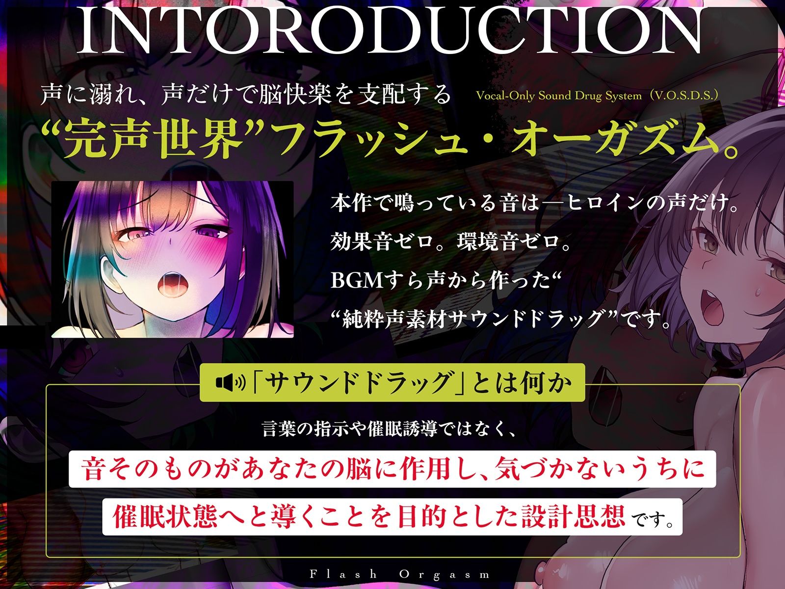【電子ドラッグ映像】フラッシュオーガズム Movie〜点滅する光と声が脳を奪う、瞬間絶頂トランス〜【ヒロインの声だけで作られたサウンド】 サンプル5ページ目