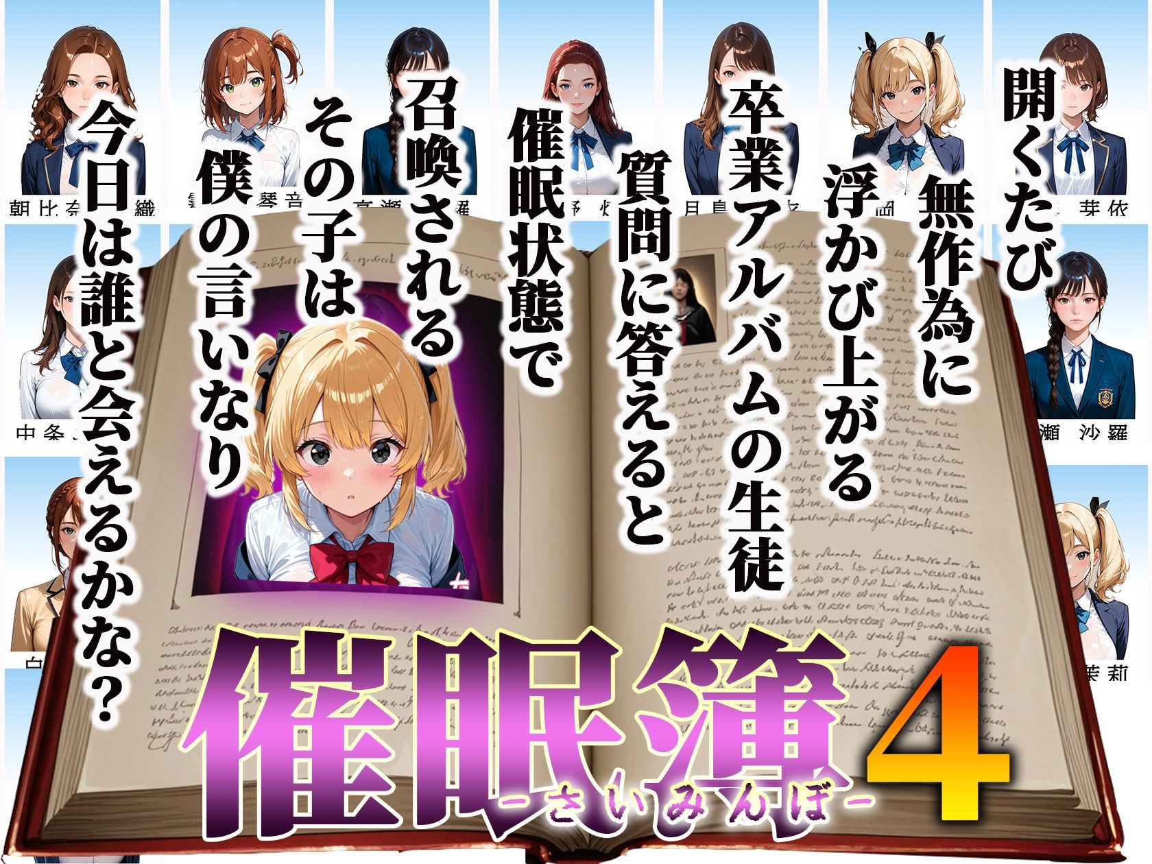 催●簿 part4  卒業アルバムはオナホリスト そのページに載った少女は僕の支配下 〜おさななじみの妹 編〜 サンプル1ページ目