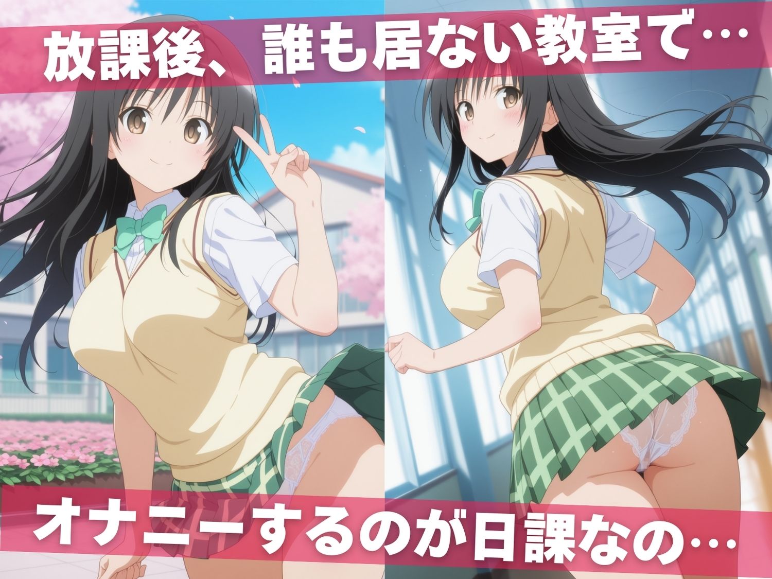 オナニー覗かれ、寝取られて  T●LOVEる（vol.1） 〜 学校編 〜 おじさんに暴かれた秘密 サンプル1ページ目