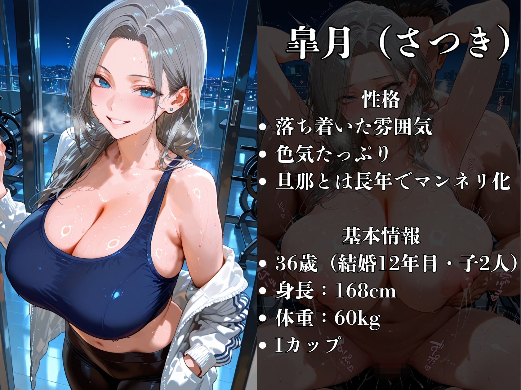 ジムに行ったら人妻とヤれた話 サンプル2ページ目