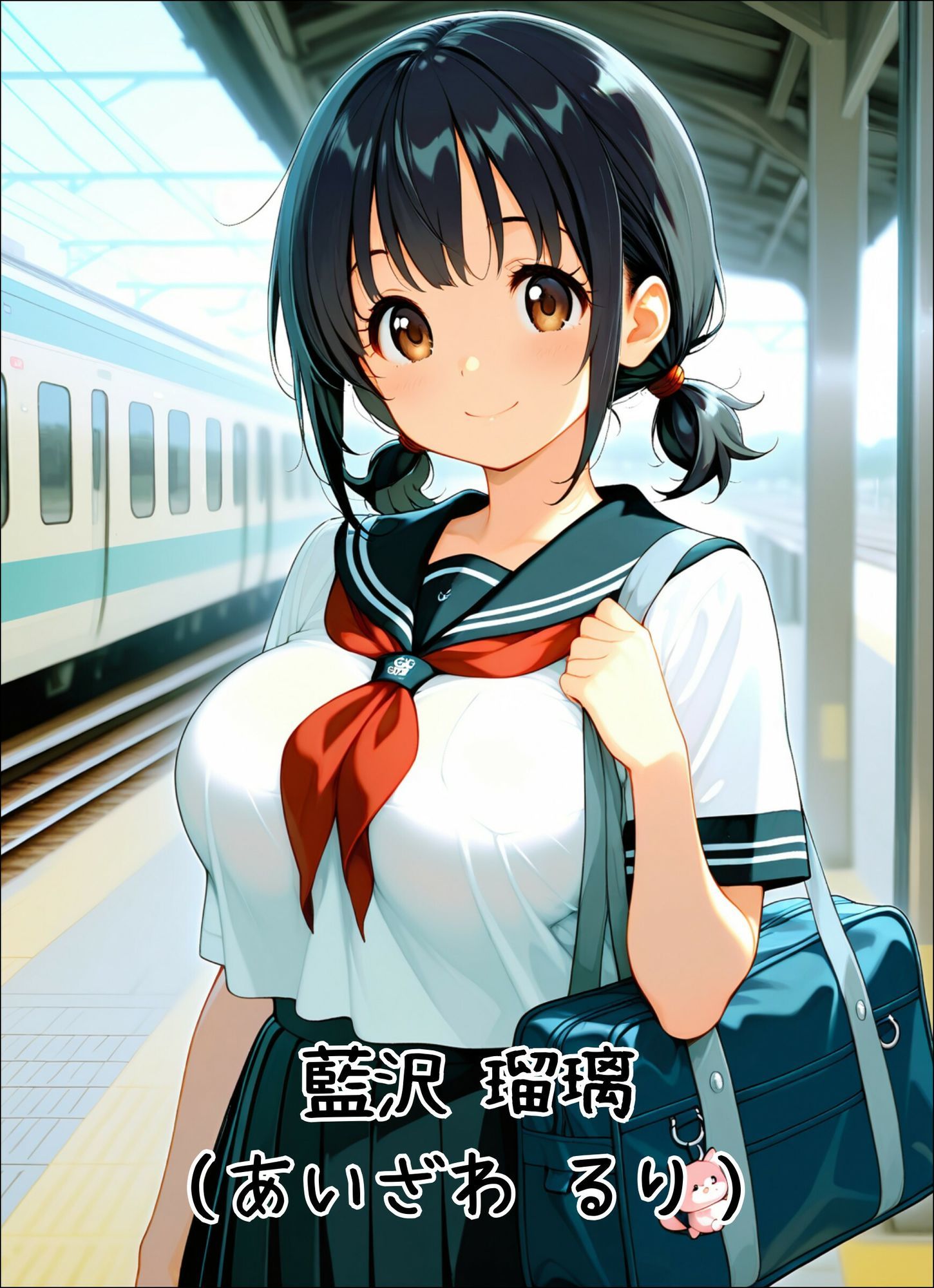 幼な顔巨乳J◯ 連続絶頂 サンプル1ページ目
