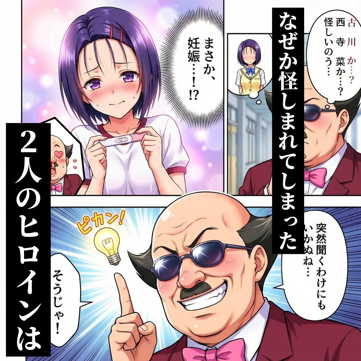 ワシ流 身体測定だよ〜ん HARU＆YUI編 サンプル2ページ目