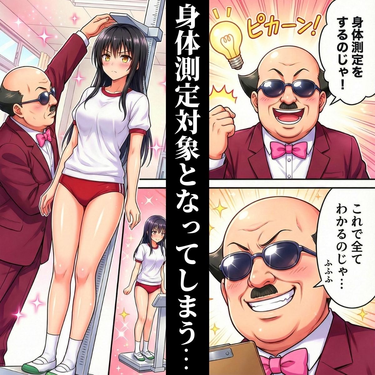 ワシ流 身体測定だよ〜ん HARU＆YUI編 サンプル3ページ目