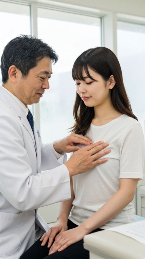 診察中  動画  病院で、お医者さんからのえっちな診察 サンプル1ページ目