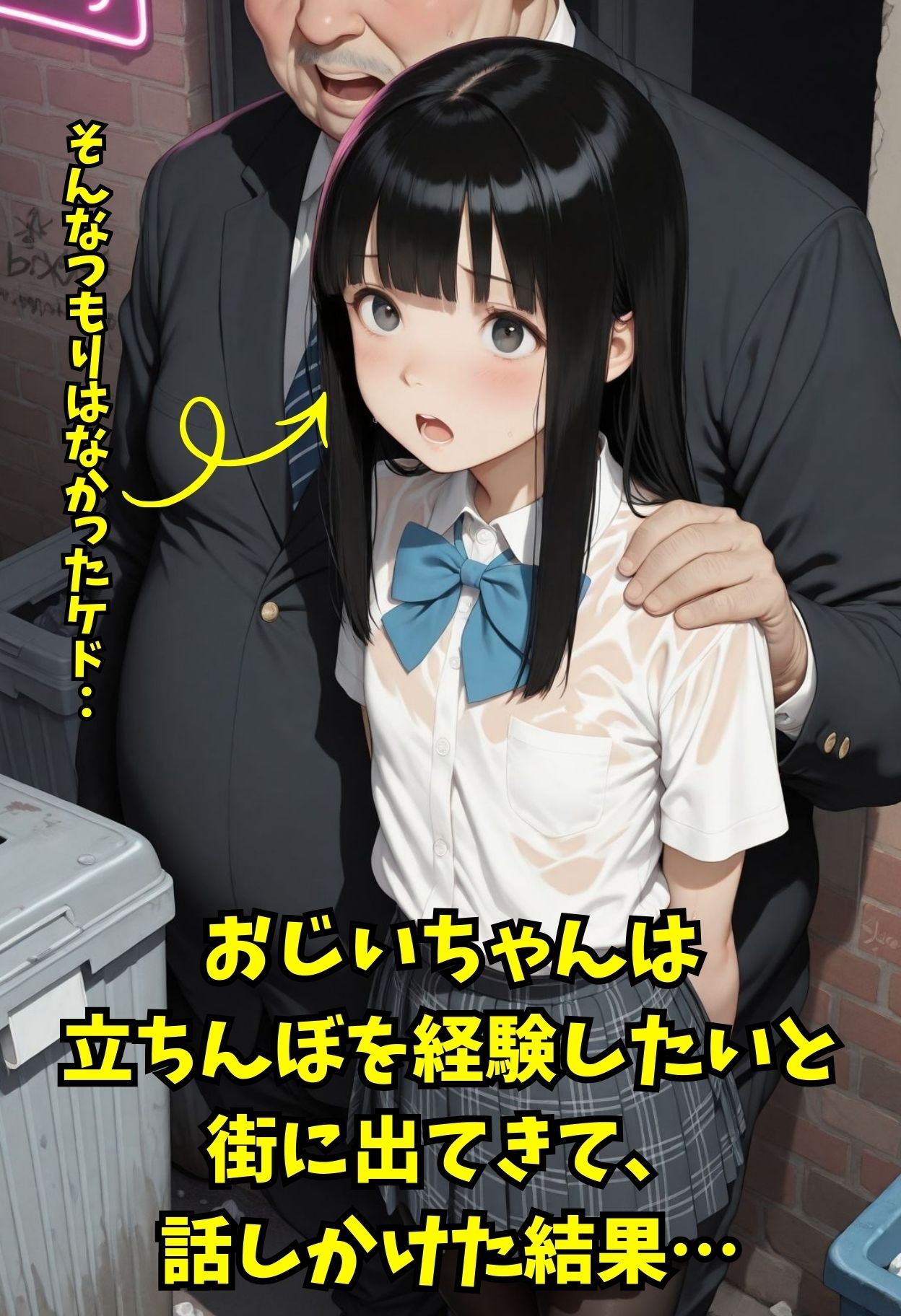 女子校生立ちんぼと間違われた！？おじいちゃんと大胆セックス サンプル3ページ目