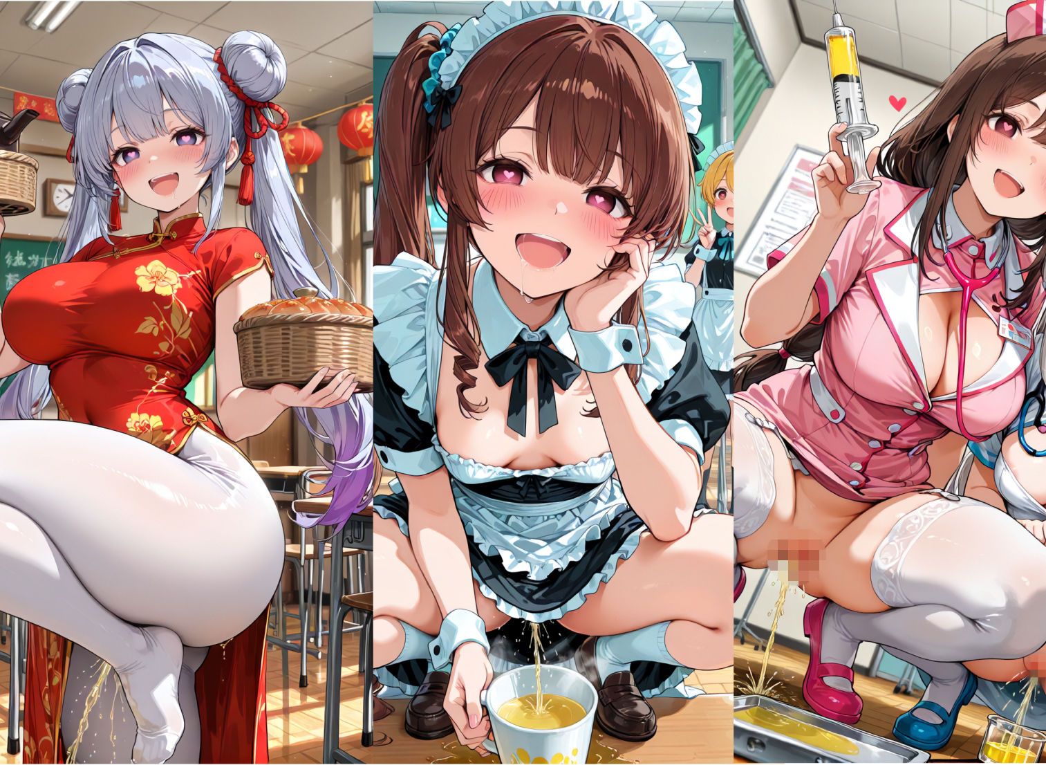おしっこ図鑑〜催●採尿編〜 サンプル6ページ目
