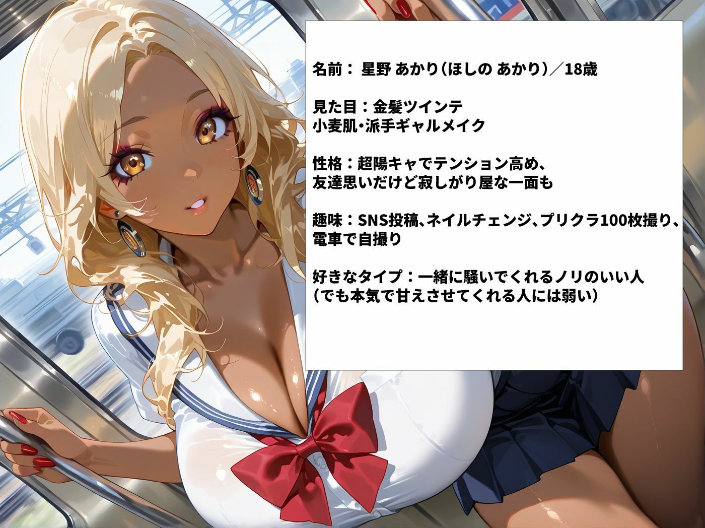 【禁断】電車で巨乳JK3人をハメちゃう一部始終 サンプル4ページ目