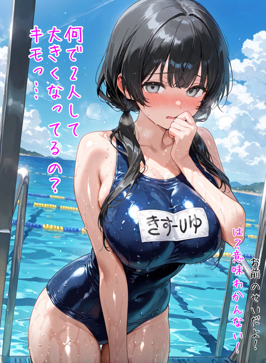 学校一発育のいい巨乳の女子が意外とチョロかった件。 in体育倉庫でヤリまくり編 サンプル1ページ目