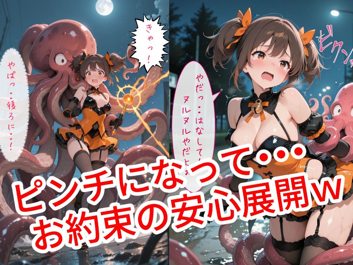 魔法少女リナ:第一章「私・・・敵に捕まって毎日触手で調教されてます」 サンプル2ページ目