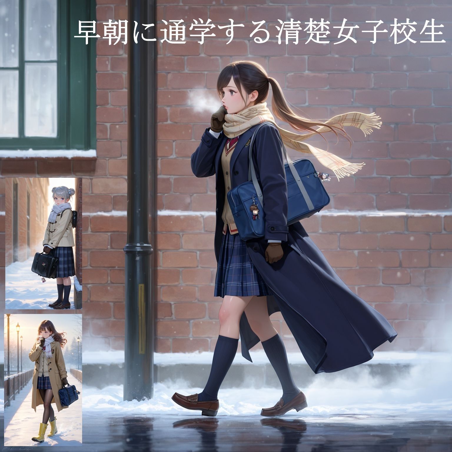 制服女子校生の受難   -キモおじに目を付けられ、レ〇プされそうになったものの 「抜き」を条件提示して貞操を守ることができた事案- サンプル1ページ目
