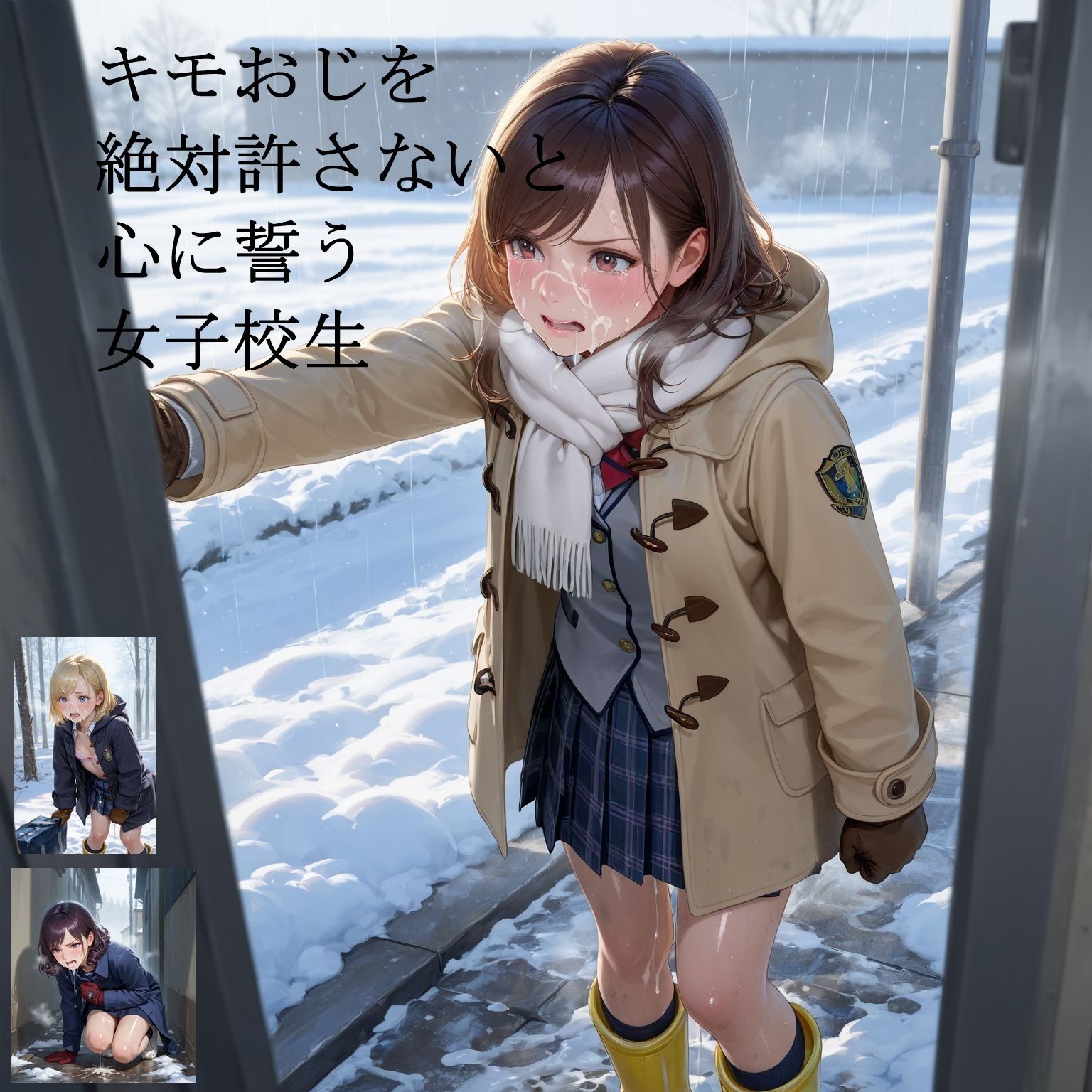 制服女子校生の受難   -キモおじに目を付けられ、レ〇プされそうになったものの 「抜き」を条件提示して貞操を守ることができた事案- サンプル10ページ目