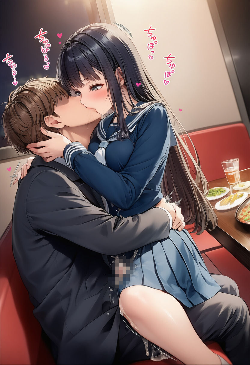 【完全着衣】現役JKセーラー服彼女と制服射精セックス サンプル2ページ目