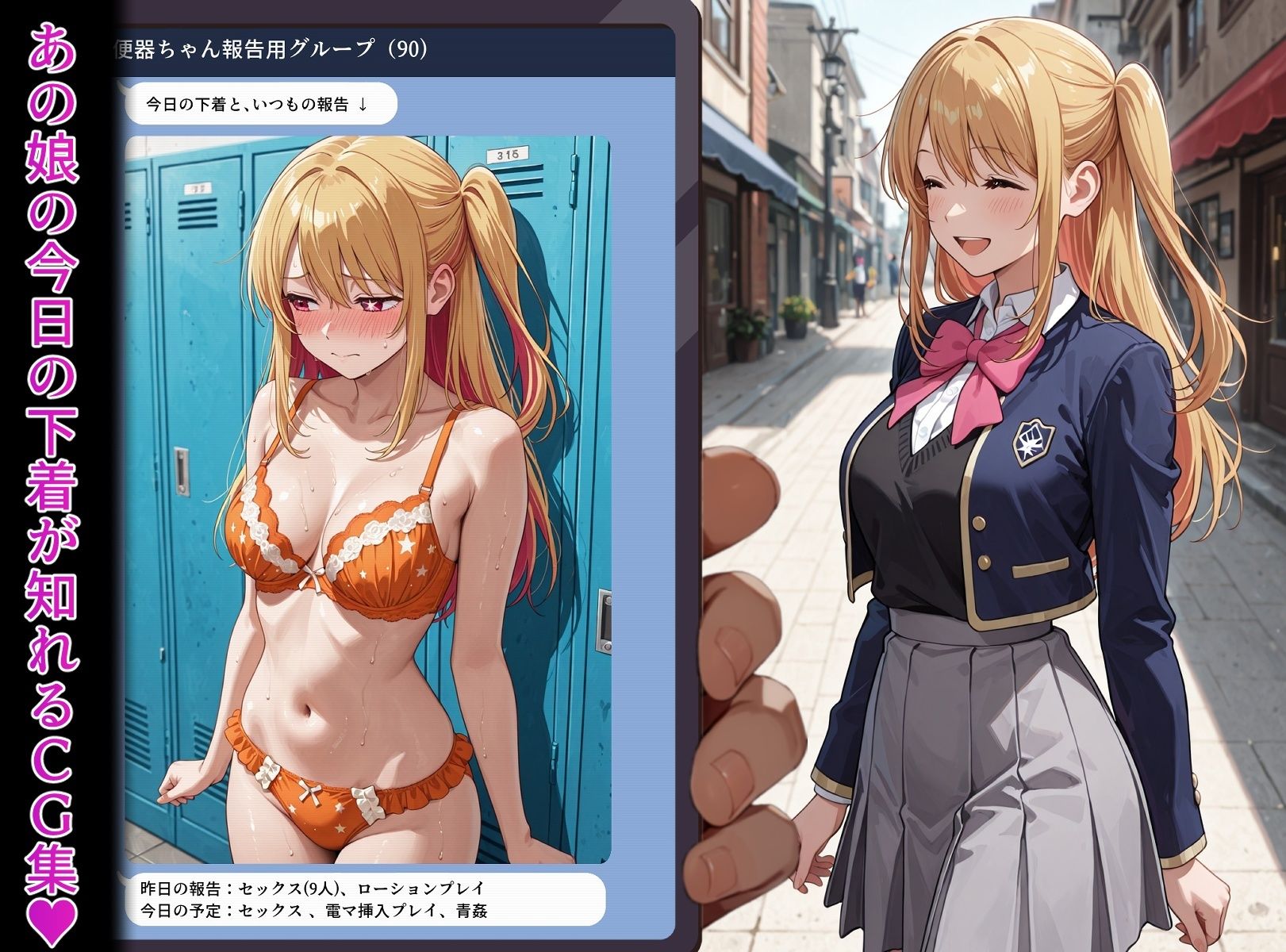 あ〇ね・か〇・ル〇ー【便器なあの娘の今日の下着シリーズ】 サンプル4ページ目