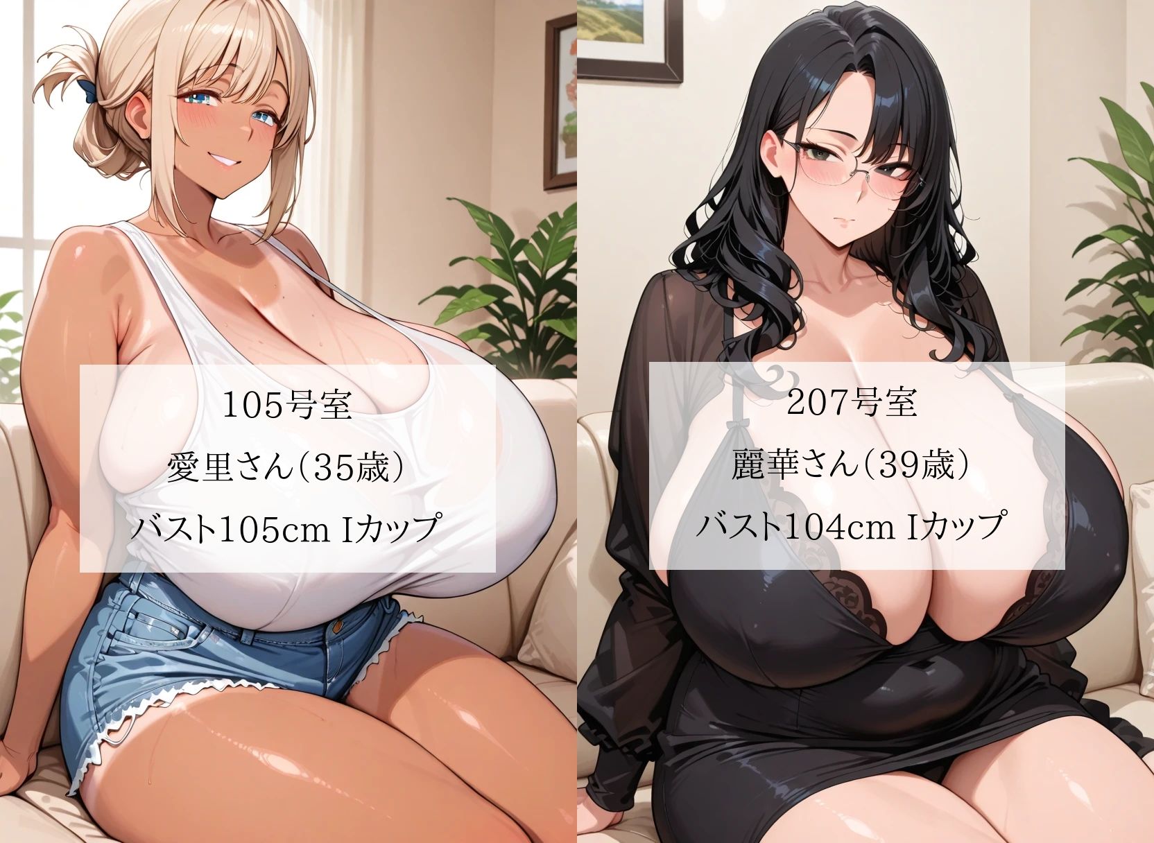 爆乳シンママ限定アパートの管理人になったボク…お仕事は「個人面談」という名の欲求不満熟女の性欲処理でした＜セリフ付CG集＞ サンプル2ページ目