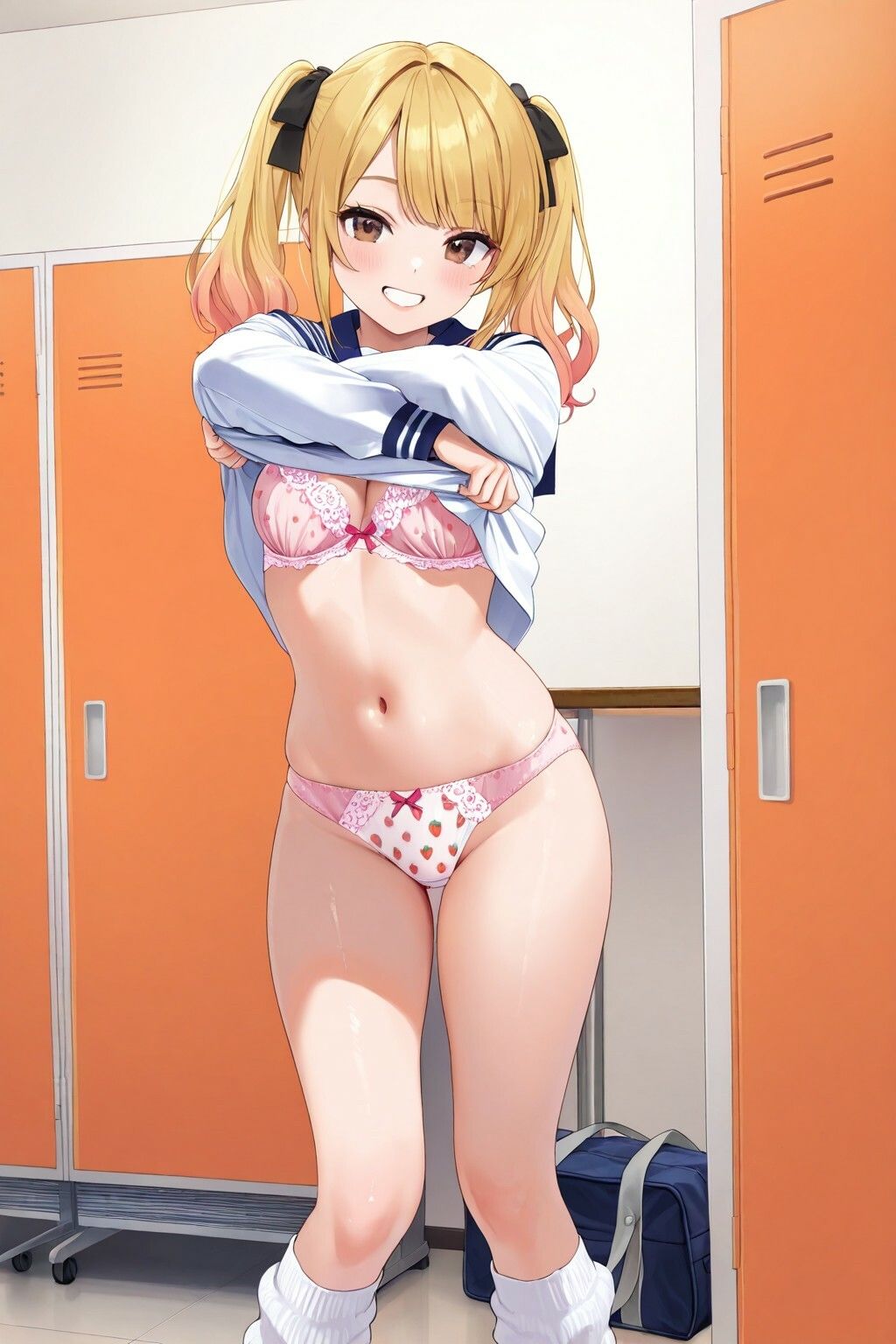 潜入女子更衣室  JK生着替え中 Vol.4 サンプル2ページ目