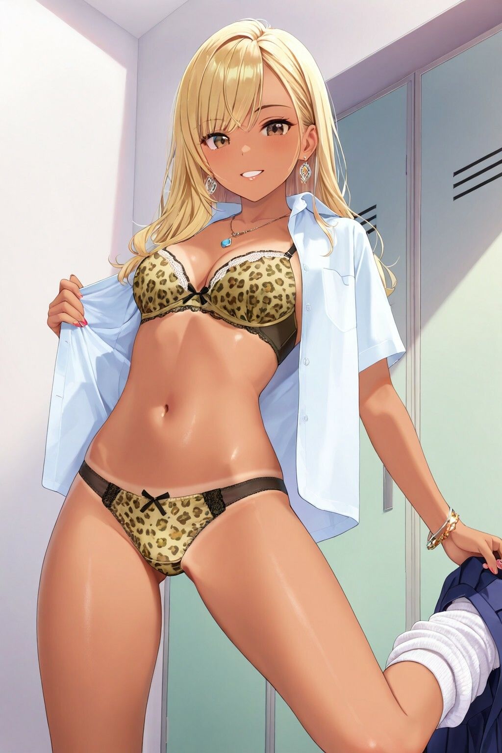 潜入女子更衣室  JK生着替え中 Vol.4 サンプル4ページ目