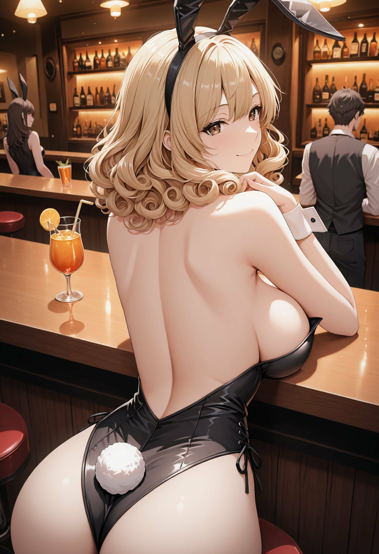 新人バニーガールはサービス精神が豊富  神寺 海々（しんじ みみ） サンプル1ページ目