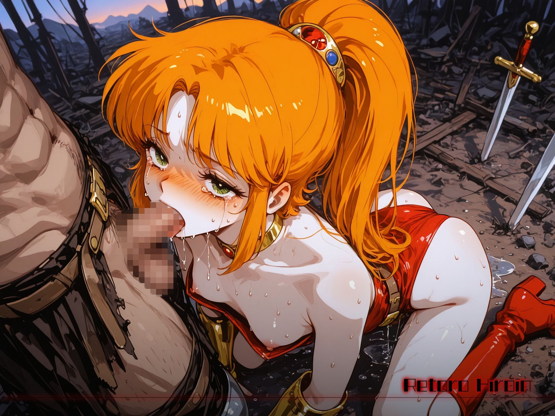 懐古姫々（レトロヒロインズ）＃4 サンプル3ページ目