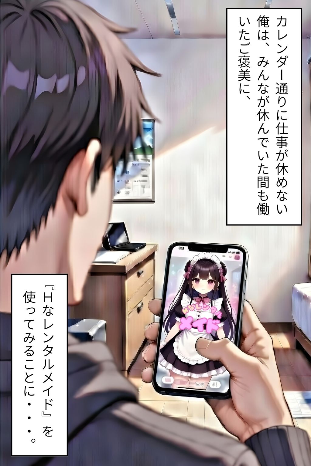 ご褒美レンタルメイド  〜 清楚な処女メイドが快感を知るまで（前編）〜 サンプル1ページ目