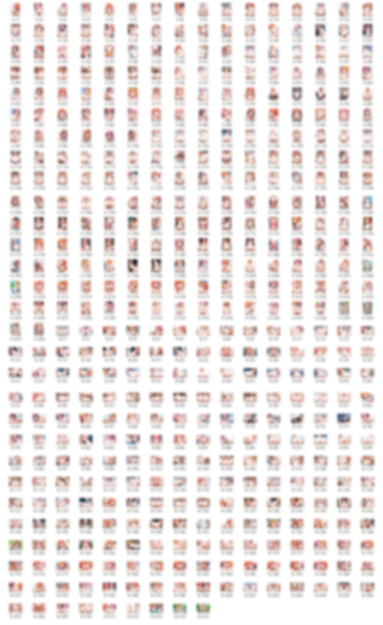 【男性器あり】5キャラ イラストまとめ （450枚） サンプル1ページ目