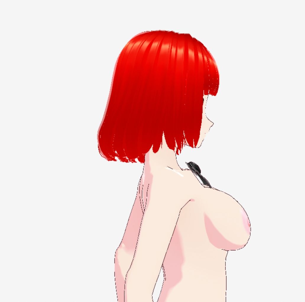 赤い美女（セリフなし  3DCGモデル  イラスト集） サンプル6ページ目