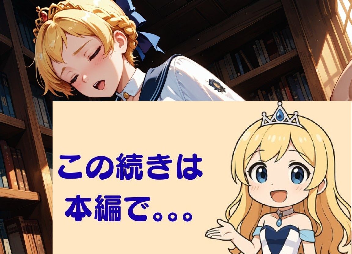 清純プリンセスの着エロ図書館〜書庫の裏、制服で交わる恋〜 サンプル8ページ目