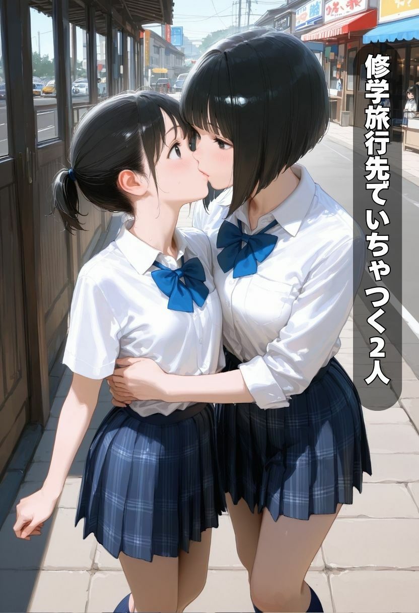 女子校生〜修学旅行、旅館部屋でエッチしてたらキモイ教師にバレて説教指導される〜 サンプル2ページ目