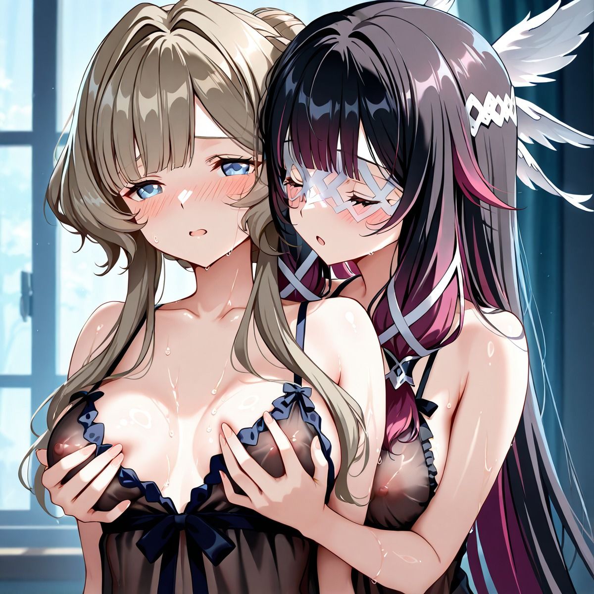 コロ〇ビーナ×サン〇ローネ  ふたなり百合CG集2 サンプル2ページ目