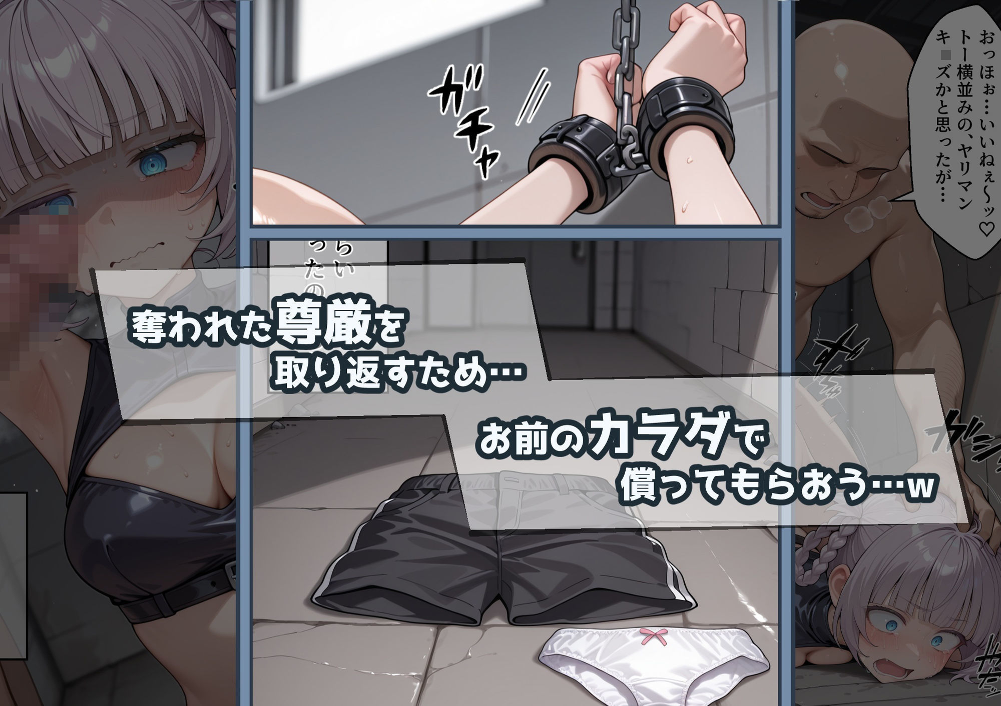 冴えないおじをザマァwしたら 拉致られてメス奴●にされました【よふか〇のうた 七草なずな編】 サンプル4ページ目