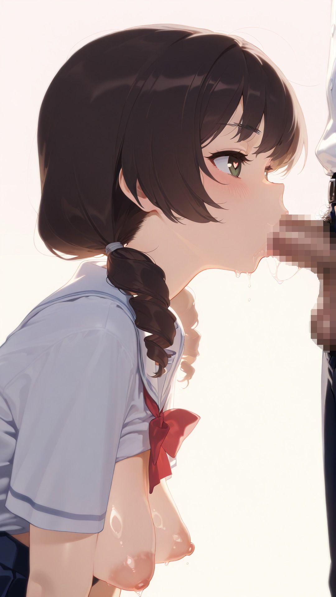 巨乳学生10人大おフェラ祭開催！えっちなおっぱいしている女の子のお口にパコパコ！！爆乳縦乳で幸せいっぱいエッチ学生集合！ サンプル6ページ目