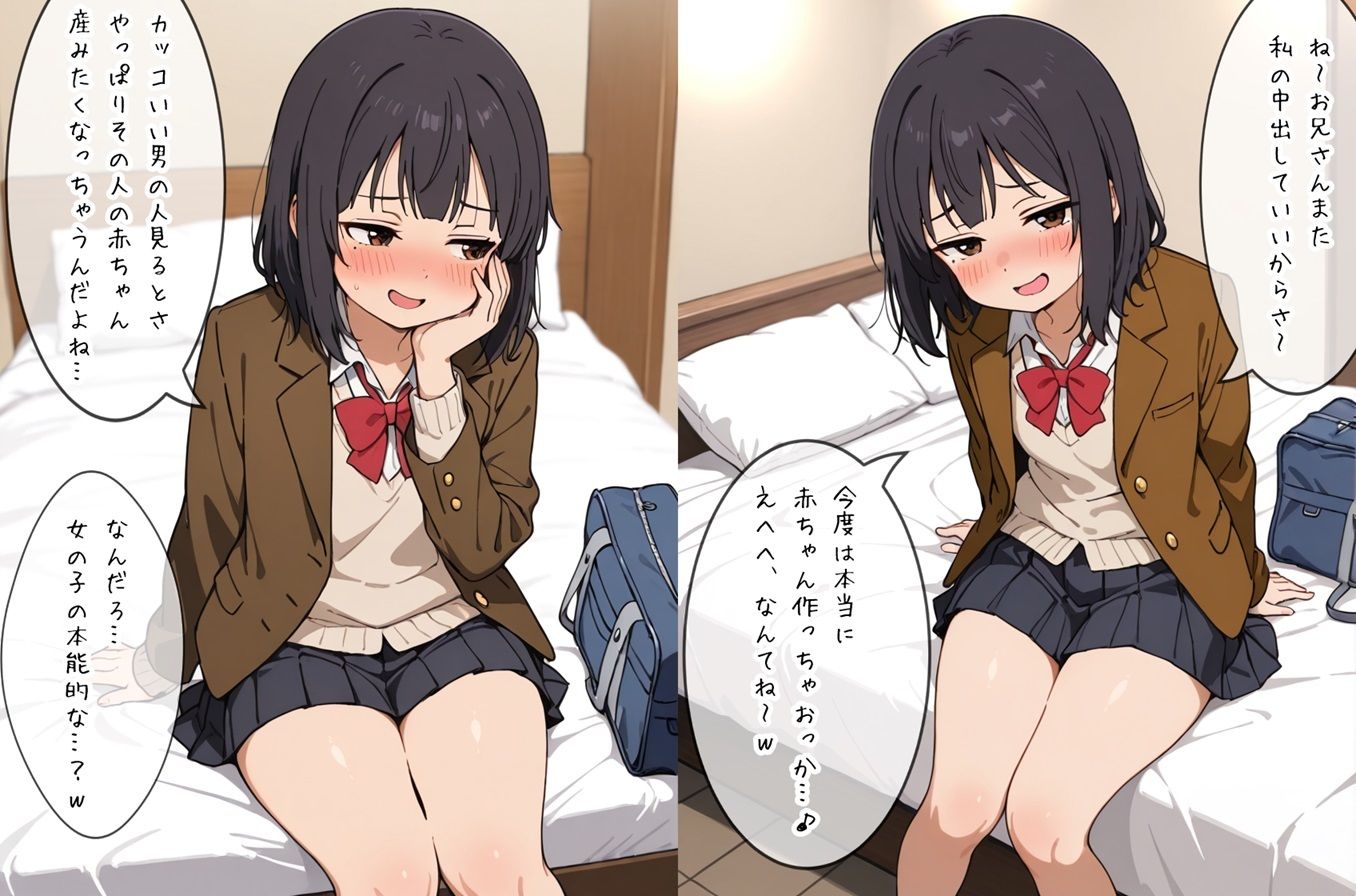本能で妊娠懇願しちゃってトイレで産み逃げしちゃうしずかちゃん サンプル2ページ目