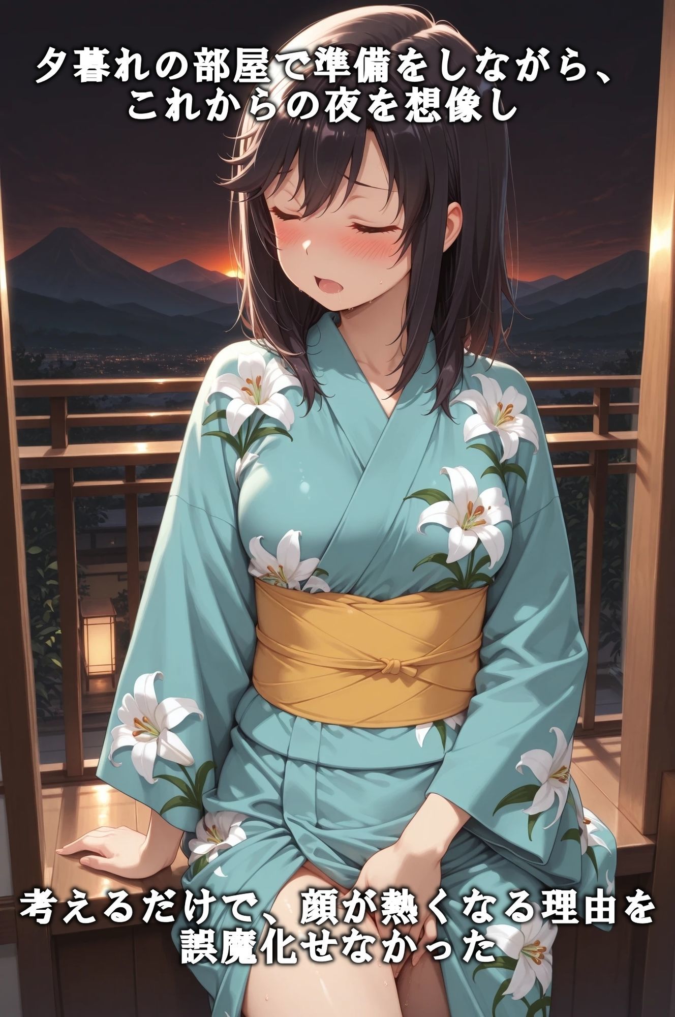 AIイラストCG集123おもてなし亭 Vol.2 蛍小町（イラスト集） サンプル4ページ目