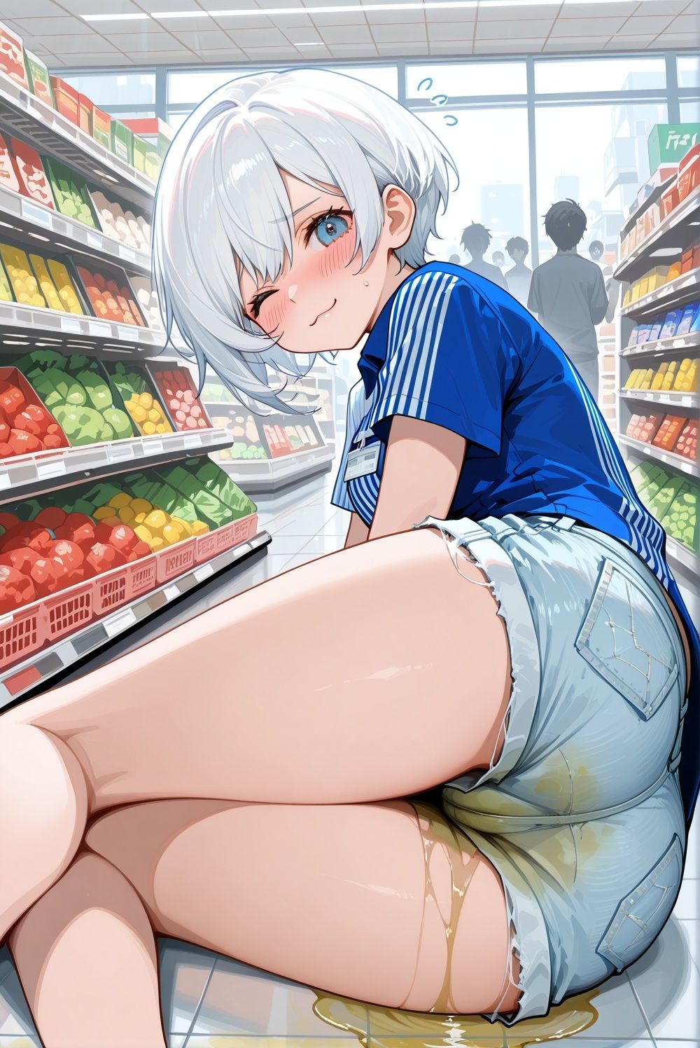 おもらしマーケット サンプル1ページ目