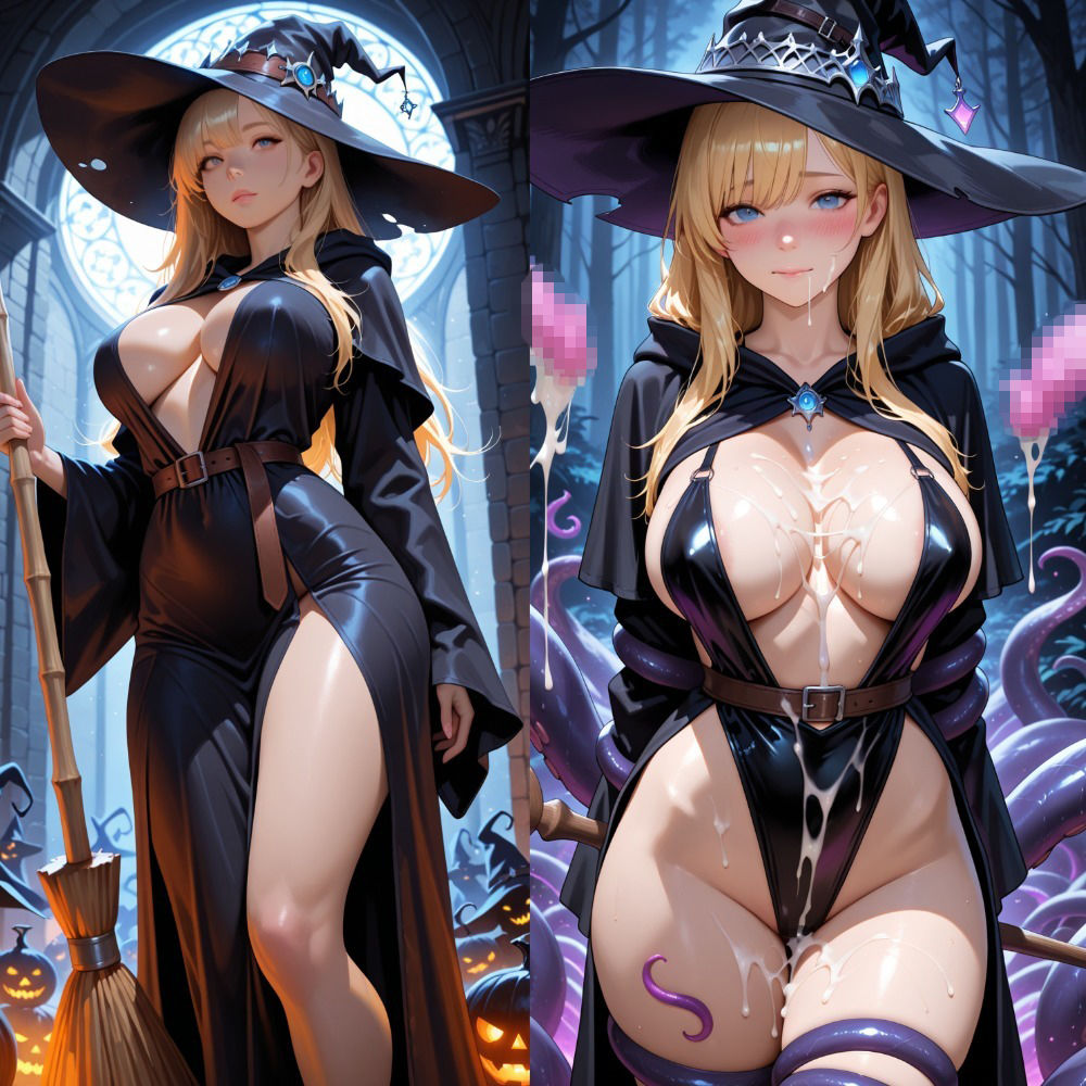 魔女ちゃんの失敗 サンプル1ページ目