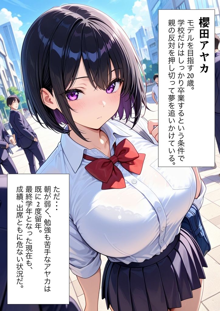性処理係に強●任命された女子校生〜毎日ザーメンまみれの学園奉仕〜 サンプル1ページ目