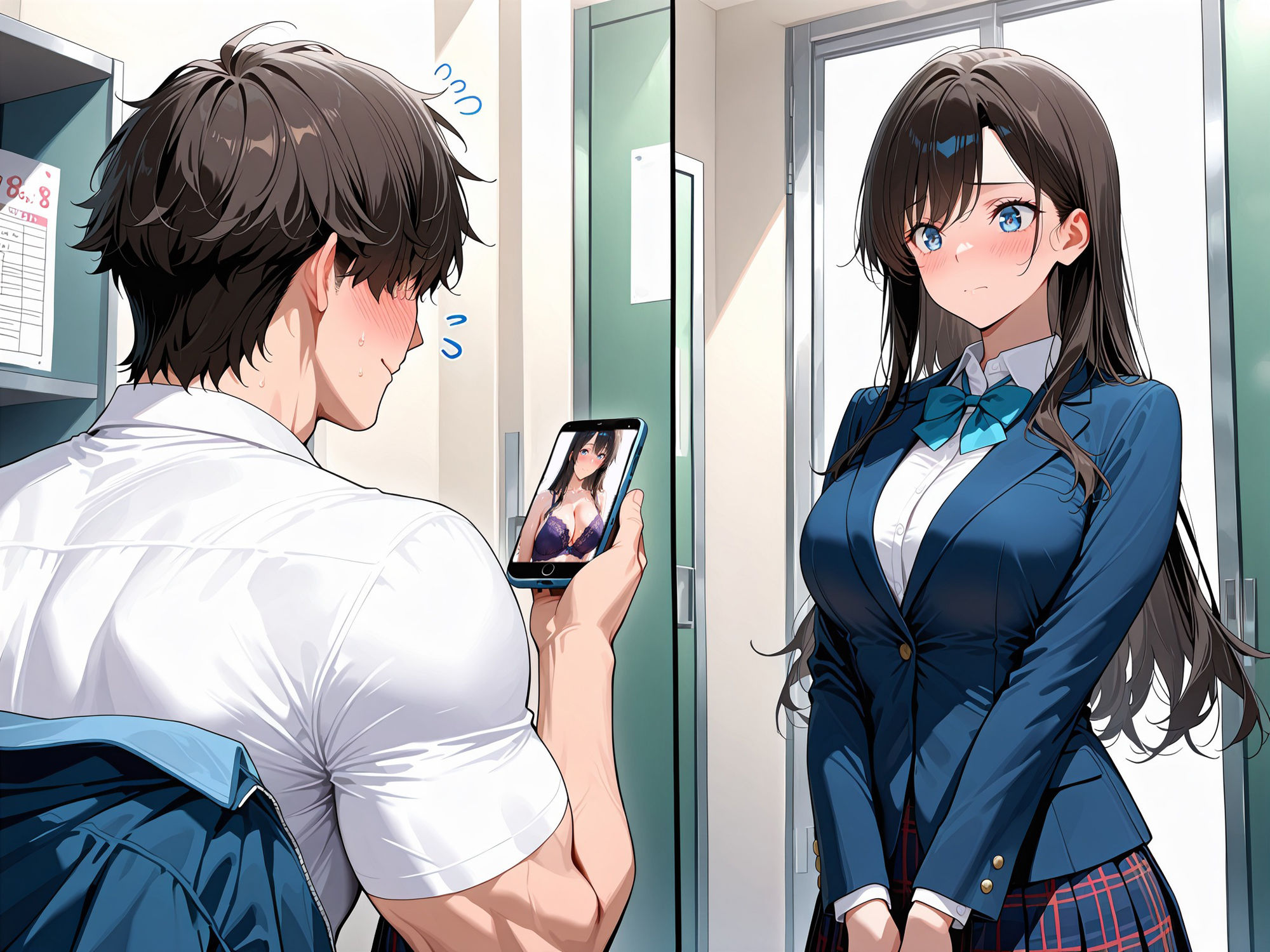 女子校生メス堕ち放課後性指導  先生と秘密の関係 サンプル1ページ目