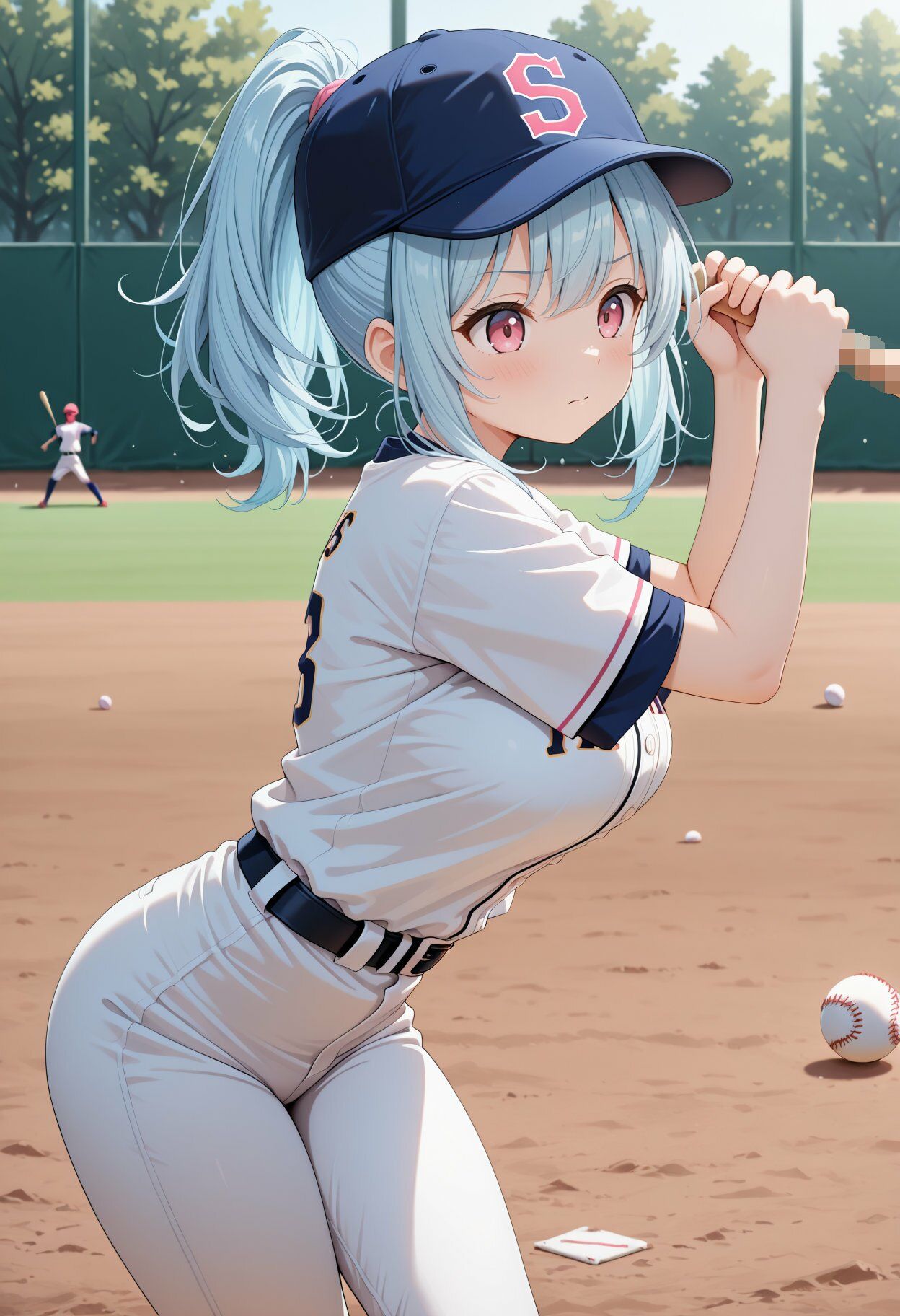 野球部に女子部員が入って来たので活気が出た サンプル1ページ目