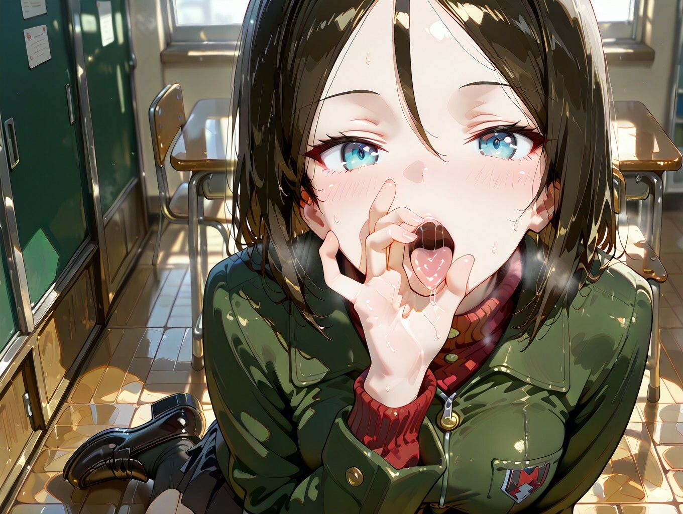 しのるのCG集「ガールズ＆パンツァー＃B2」 サンプル3ページ目